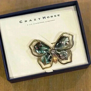 Liz Claiborne Butterfly pin brooch